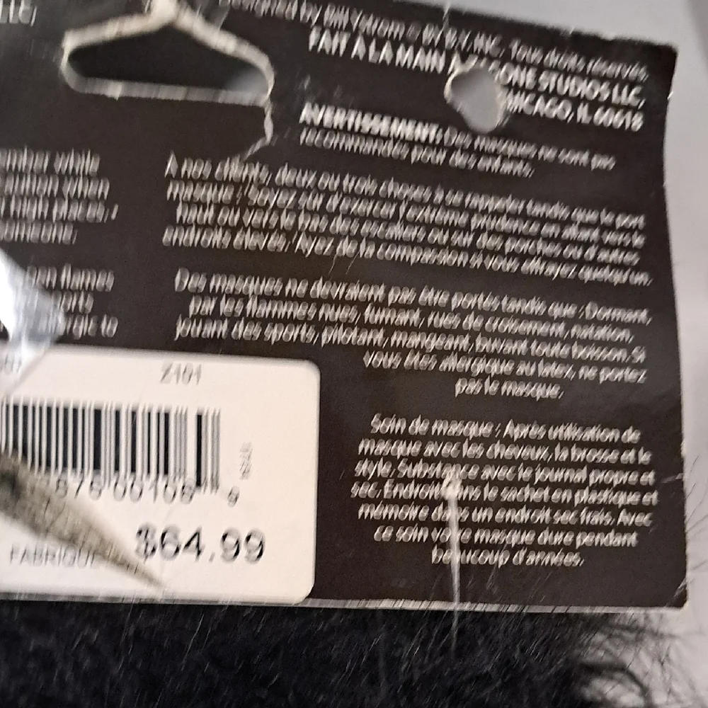 Gorilla Mask - Black and Gray